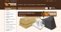 Desktop Screenshot of hoszigetelorendszer.com